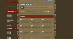 Desktop Screenshot of principleseo.com